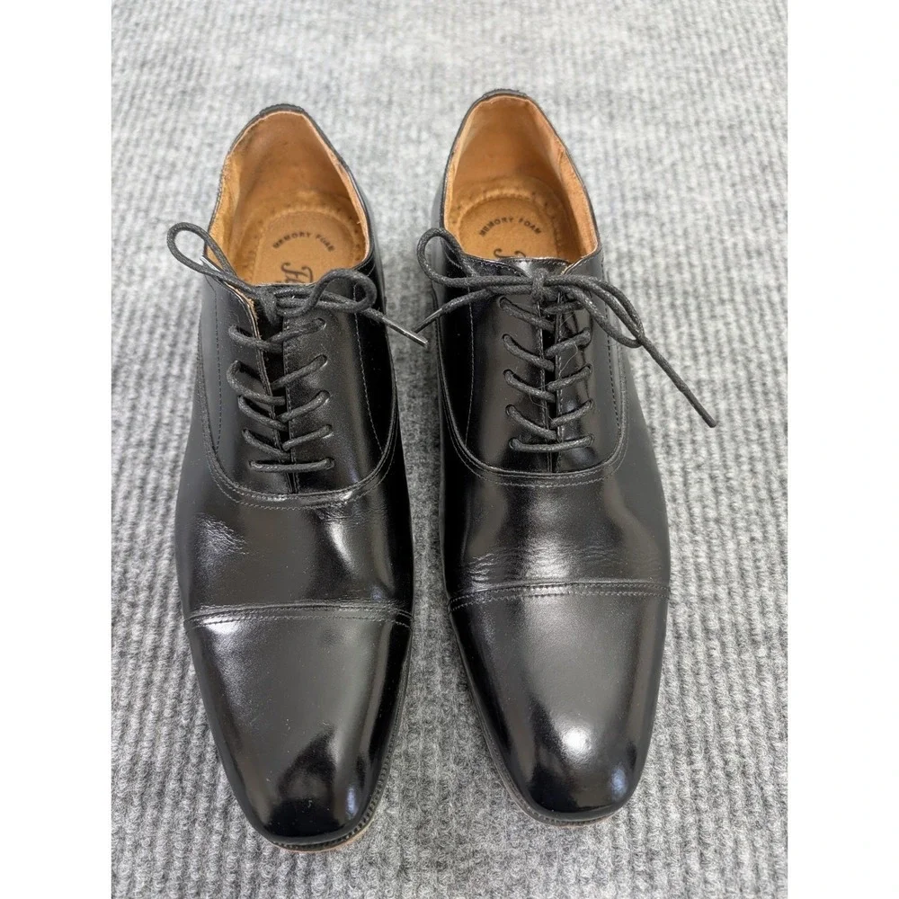 Florsheim Corbetta Cap Toe Oxford Mens 9 Black Leather Business Smart Casual‎
